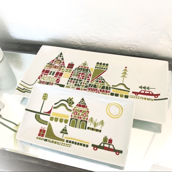 Crate&Barrel Other - Crate&Barrel J. Vintage Holiday Appetizer Plates